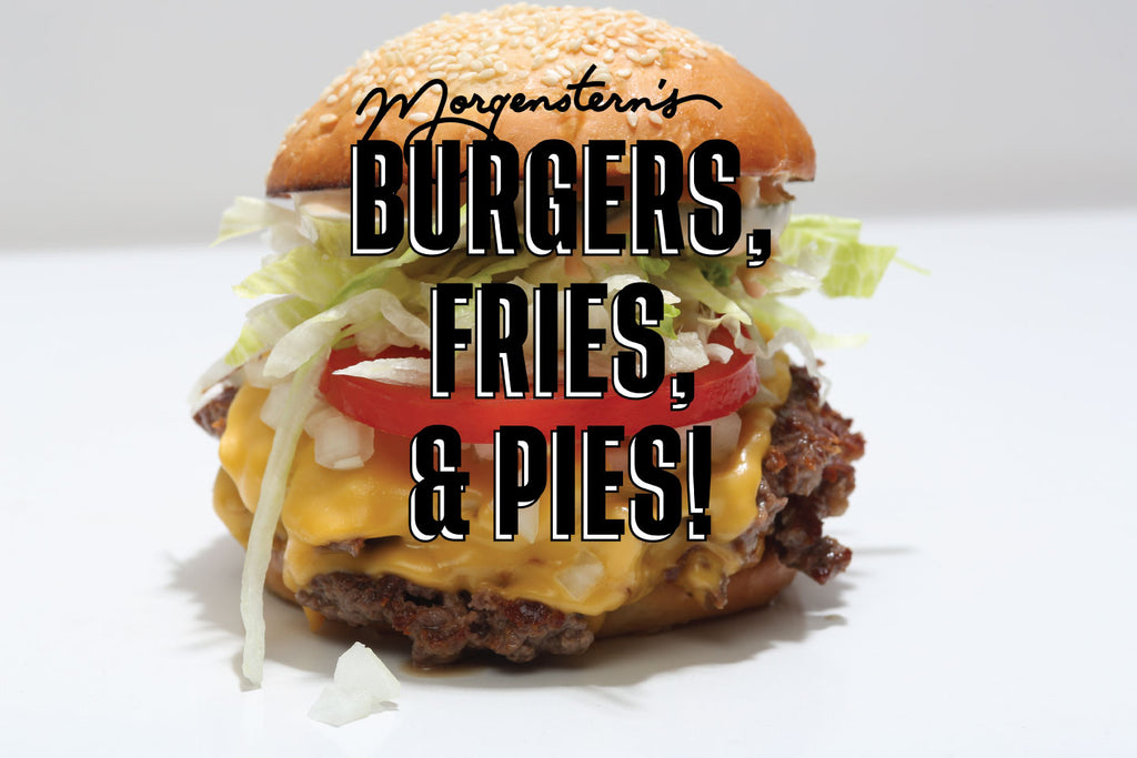 Burgers Fries and Pies from Morgenstern's Finest at Greenwich Village NYC location