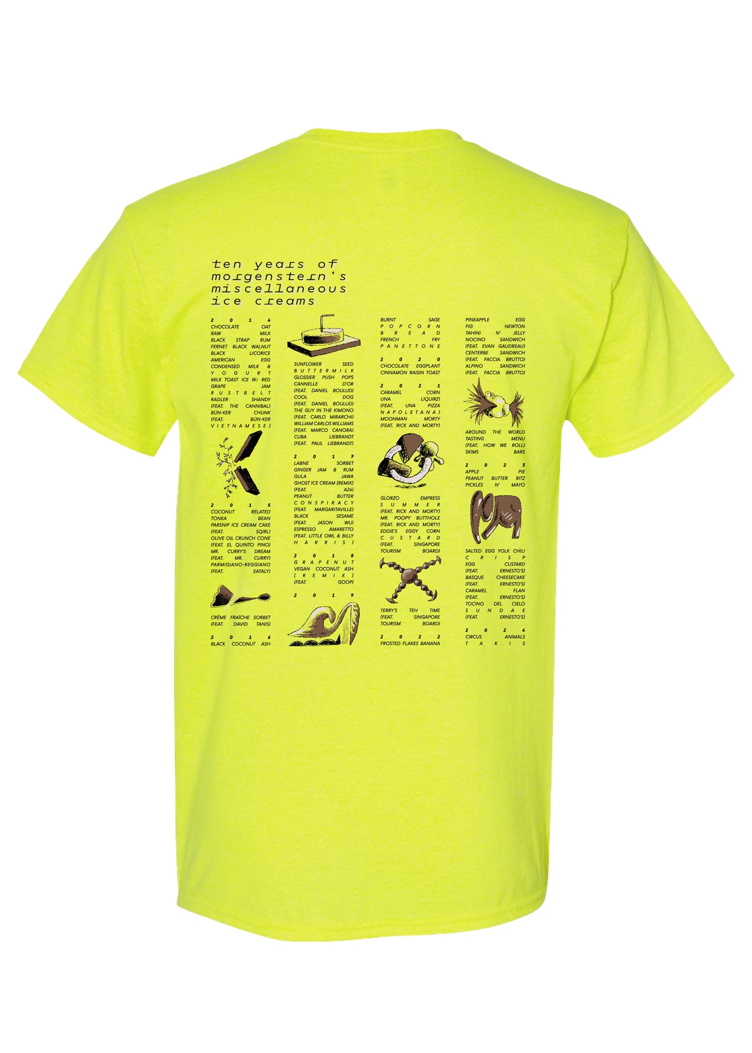 columbia periodic table of fishing lures MISCELLANEOUS TEE M