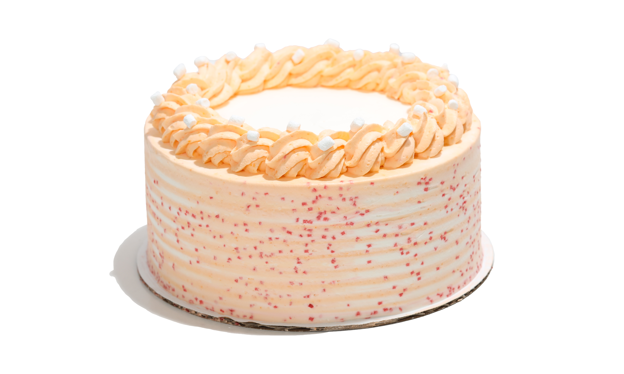 PEACHIE O MARSHMALLOW ICE CREAM CAKE - SHIPPED NATIONWIDE