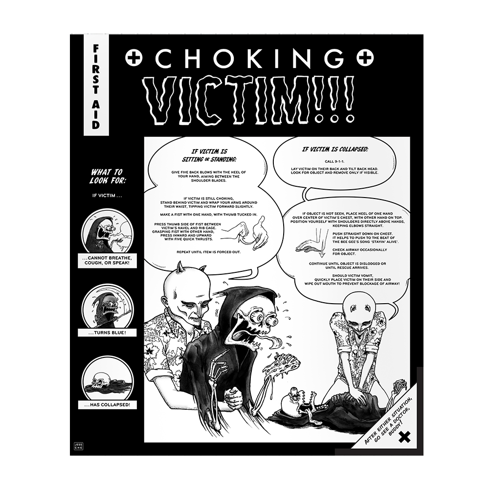 Choking Victim Poster